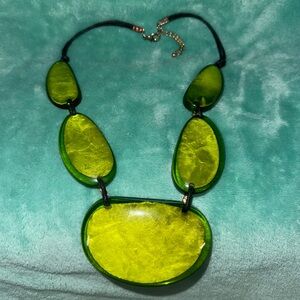Beautiful Green Stone Necklace.